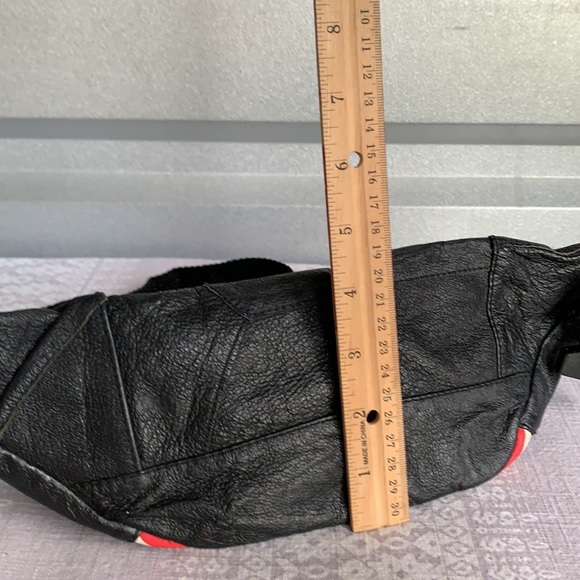 Bags Vintage Leather Uk United Kingdom Flag Union Jack Fanny Backpack Waist Hip Red Poshmark